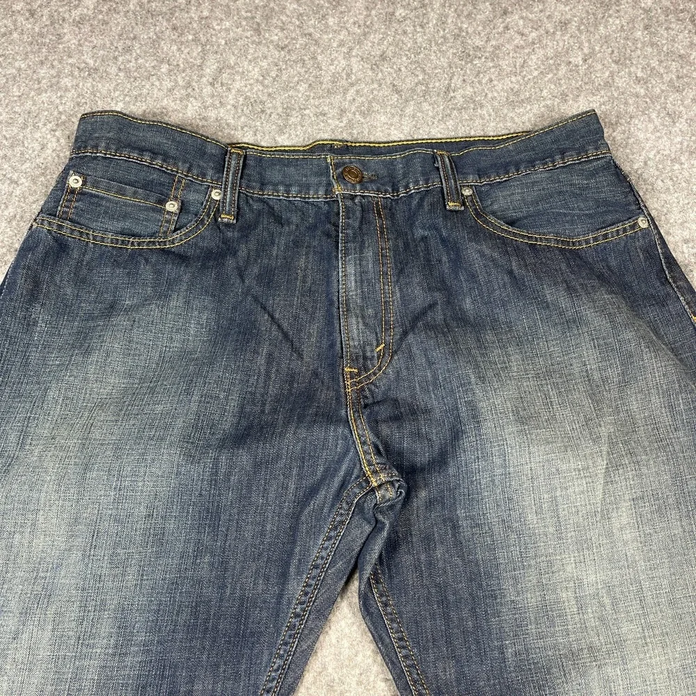 Levi's 514 Jeans Slim Straight Men's 36 x 30 Dark Wash